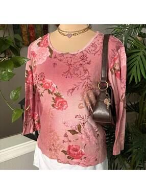 pink y2k beaded top